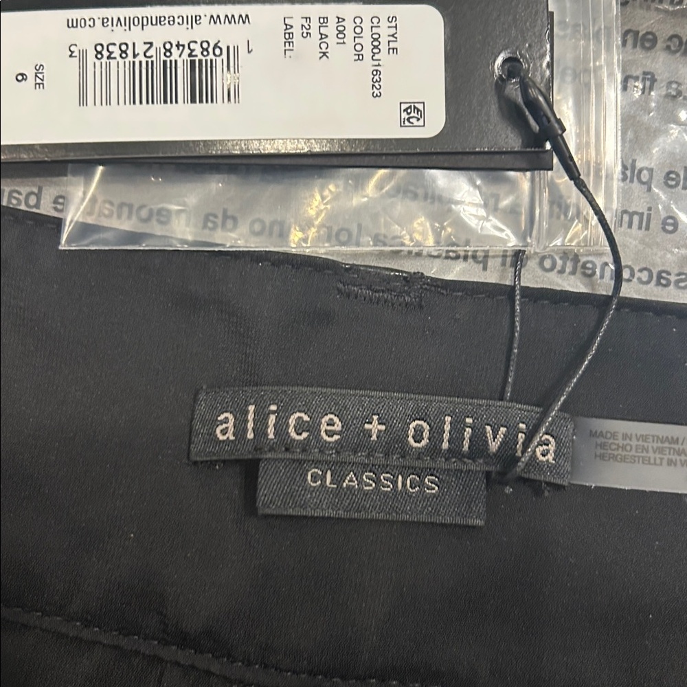 Alice + Olivia Laika Vegan Leather Mini Skirt - Picture 8 of 10
